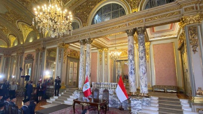 Melongok dari Dekat Kemegahan Istana Presiden Peru, Bergaya Kolonial, Setiap Sudut Berlapis Emas