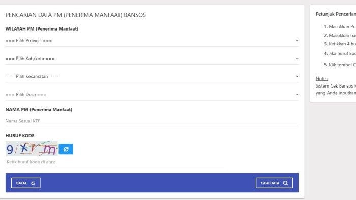 Cek Status Penerima BPNT Periode November-Desember 2024 di cekbansos.kemensos.go.id
