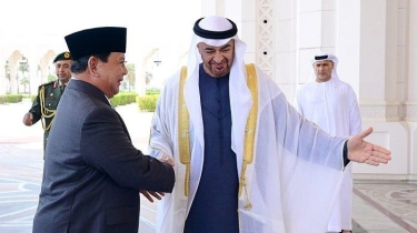 Prabowo Tiba di Uni Emirat Arab, Disambut oleh MBZ, Dentuman Meriam hingga Pasukan Berkuda