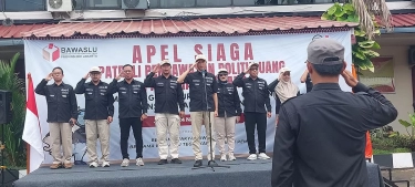 Gelar Apel Siaga, Bawaslu : Masa Tenang Adalah Masa Tidak Tenang Bagi Pengawas Pemilu
