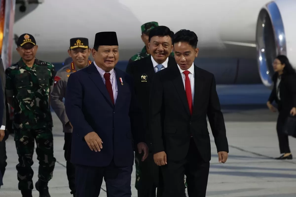 Prabowo Tiba di Tanah Air Usai Kunjungan Kerja ke Enam Negara