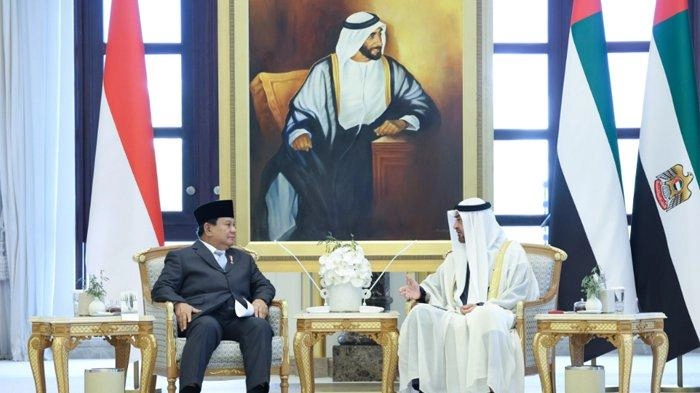 Bertemu MBZ, Prabowo Sampaikan Terima Kasih Atas Inisiatif UEA Libatkan RI Misi Kemanusiaan Gaza