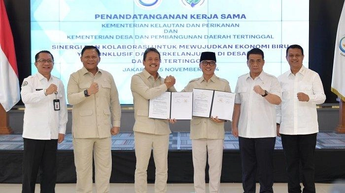 Kemendes & KKP Sepakat Bangun Desa agar Mampu Suplai Program Makan Bergizi Gratis