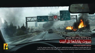 Rilis Gambar 'Beirut Vs Tel Aviv', Hizbullah Ancam akan Hancurkan Israel