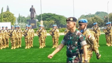 Kasum TNI Sambut Satgas Kompi Zeni dari Afrika Tengah yang Bawa Pulang 8 Penghargaan