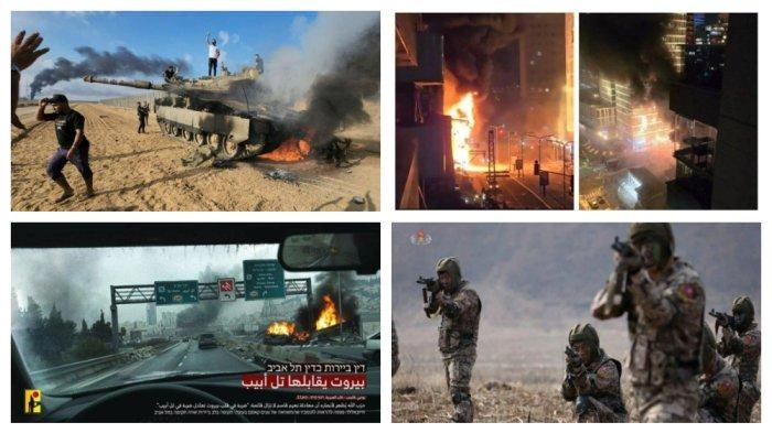 Populer Internasional: Jebakan Hizbullah Sukses Hancurkan Tank Israel - Tel Aviv Dihujani Roket