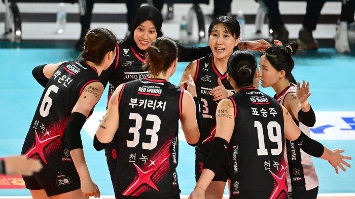 Live Hasil Red Sparks vs AI Peppers di Liga Voli Putri Korea Jam 17.00 WIB, Modal Apik Megawati Cs