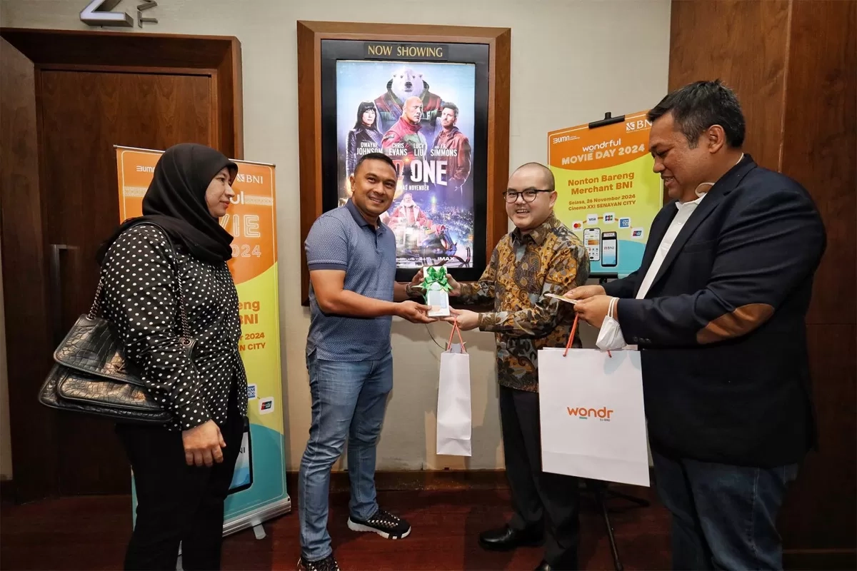 Lebih Dekat Dengan Loyal Merchant Lewat Acara BNI Wonderful Movie Day 2024