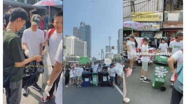 Siswa-siswi BINUS SCHOOL Simprug Bersihkan Jalanan saat CFD: Langkah Nyata Peduli Lingkungan