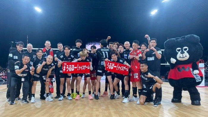 Momen Smes Jedug Rivan Nurmulki di Liga Voli Jepang, Total Sumbang 6 Poin bagi Wolfdogs Nagoya