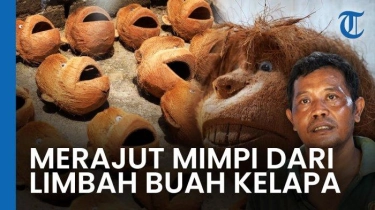 VIDEO Suyanto Ubah Limbah Kelapa Jadi Topeng Bernilai Tinggi: Kisah Sukses yang Menembus Pasar Dunia