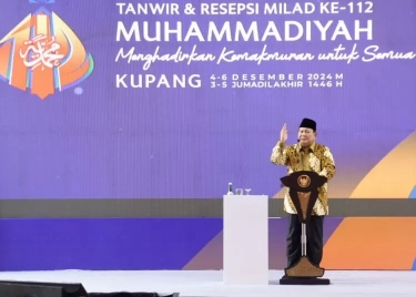 Singgung Banyak Kader Muhammadiyah di Kabinet Merah Putih, Prabowo: Luar Biasa Ini
