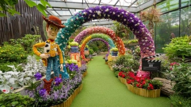Disney Garden of Wonder: Pameran Bunga Bertema Disney & Pixar di Gardens By The Bay, Singapura