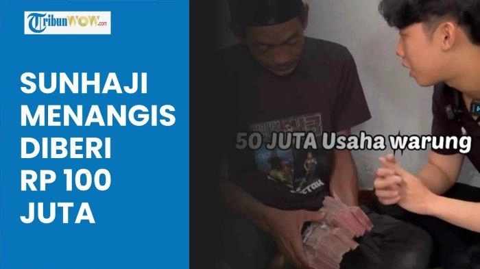Video Tangis Haru Penjual Es Teh yang Dihina Gus Miftah, Dapat Uang Rp 100 Juta dari Willie Salim