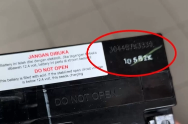 Ini Cara Membaca Kode Produksi Aki Kendaraan Bermotor, Biar Nggak Kena Tipu dan Dikasih Stok Lama