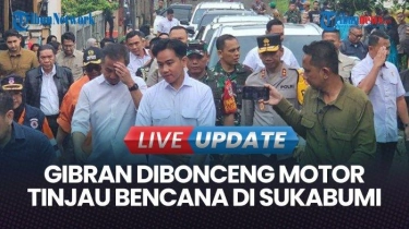 VIDEO Wapres Gibran Tembus Lokasi Bencana di Sukabumi: Dibonceng Motor Trail Lihat Pergeseran Tanah