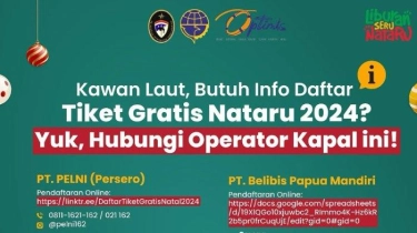 5 Link Daftar Mudik Gratis Nataru 2024/2025 via Kapal Laut, Kuota Terbatas