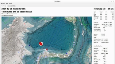 Analisis BMKG soal Gempa M 5,8 di Buol Sulawesi Tengah Sabtu Dini Hari, Tidak Berpotensi Tsunami