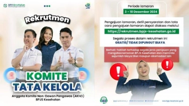 Lowongan Kerja BPJS Kesehatan Masih Dibuka hingga 10 Desember 2024, Ini Link dan Syarat Daftarnya