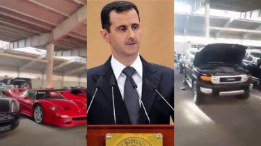Istana Megah Assad Dijarah usai Rezimnya Runtuh, Koleksi Mobil Mewah Presiden Suriah Ini Terbongkar