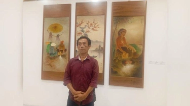 Pameran Karya Lukis Ong Cheng Shui, Memadukan Seni Tradisional Tionghoa dengan Perspektif Lokal