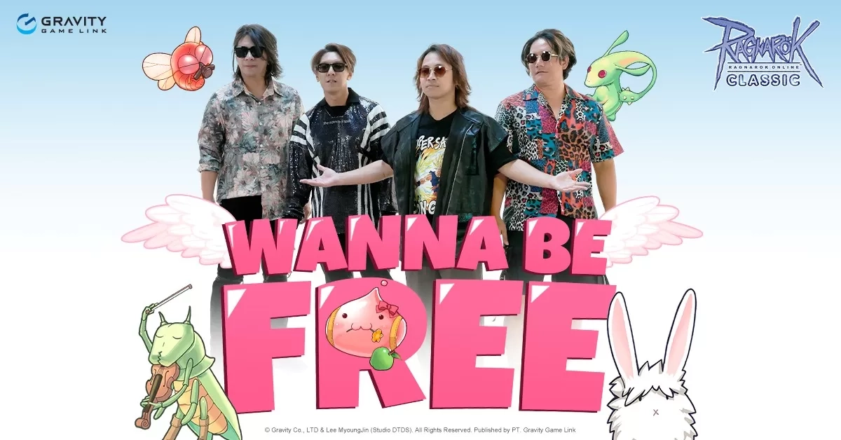 Kolaborasi J-ROCKS dan Game Ragnarok Classic, Ajak Gamer Bernostalgia Lewat Lagu Wanna Be Free