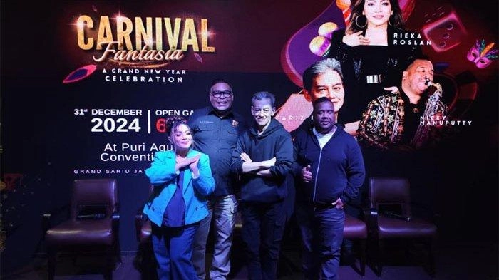 Fariz RM dan Rieka Roslan Siap Meriahkan 'Carnival Fantasia' di Malam Tahun Baru 2024