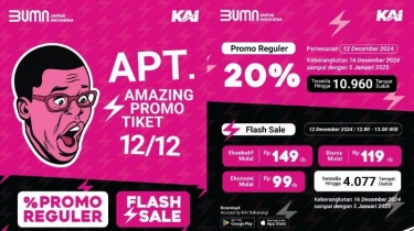 Syarat dan Ketentuan Dapatkan Promo 12.12 dari KAI, Pembelian Tiket Hanya Berlaku di Access by KAI