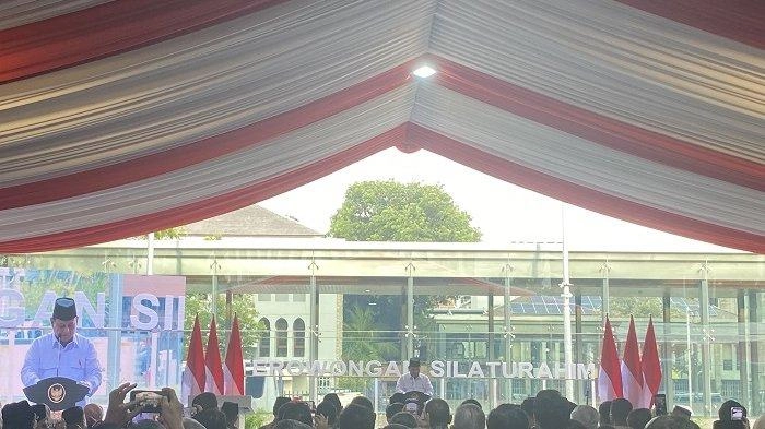 Canda Prabowo saat Peresmian Terowongan Silaturahim: Pak Jokowi Mohon Maaf Aku yang Resmikan
