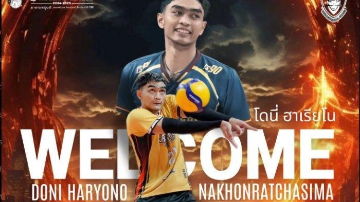 Jadwal Voli Thailand Hari Ini: Doni Haryono Main, Nakhon Ratchasima OTW Kudeta Tim Nizar Zulfikar