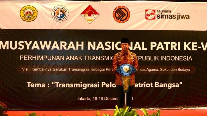Buka Munas V PATRI, Menteri Iftitah Sulaiman Ajak Kolaborasi Tokoh-tokoh Anak Transmigran