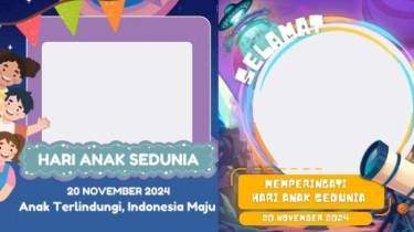 30 Link Twibbon Hari Anak Sedunia 20 Desember 2024, Dilengkapi Cara Buat dan Unggah di Sosial Media