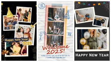 50 Poster Tahun Baru 2025 Gratis untuk Instagram Story, Bisa Edit Sendiri Pakai Foto Menarik