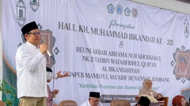 Hadiri Haul KH Muhammad Iskandar ke-33, Cak Imin Kenang Pesan sang Ayah