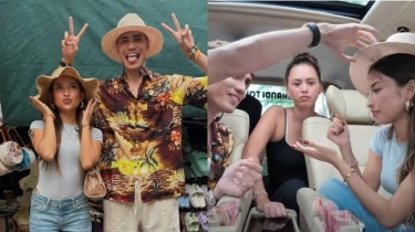 Momen Aisar Khaled Perbaiki Posisi Topi Jennifer Coppen Disorot, Sentil Ekspresi Adik Dali Wassink