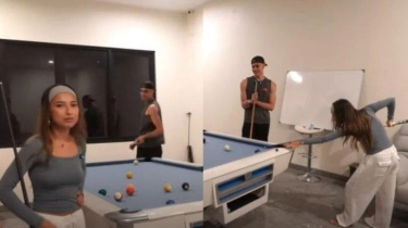 Main Billiard Bareng Aisar Khaled, Jennifer Coppen Ajak sang Influencer Taruhan: Ayo Kita Buktikan