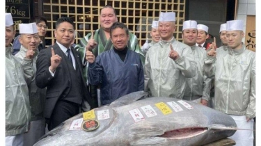 Ikan Tuna Jepang Terjual Seharga Rp21,8 Miliar dalam Pelelangan Pertama 2025