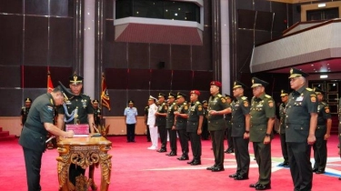Panglima TNI Pimpin Sertijab Pangkogabwilhan I, Komandan Koopsus dan 8 Jabatan Strategis Lainnya 