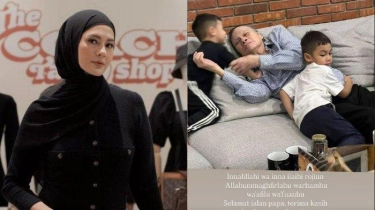Paula Verhoeven  Menangis usai Melayat, Ingat Pertemuan Terakhir Saat Ayah Baim Wong Sakit
