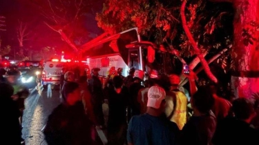 Korban Kecelakaan Maut Bus Sakhindra Trans: 4 Tewas 10 Luka, Hantam 6 Mobil 10 Motor