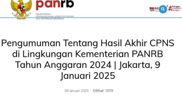 Link 123 Instansi Pusat dan Daerah Umumkan Hasil Kelulusan CPNS 2024, KemenPAN RB hingga Bawaslu