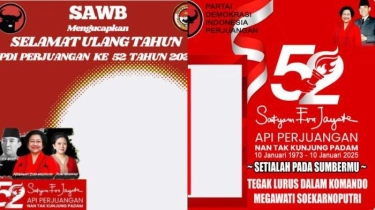 Tema dan Kumpulan Twibbon HUT ke-52 PDIP, Lengkap dengan Cara Bagikan di Medsos