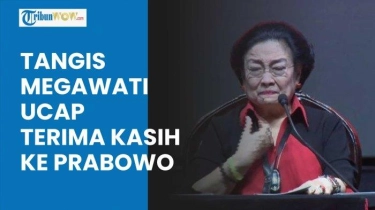 Video Tangis Megawati, Ucap Terima Kasih ke Presiden Prabowo terkait Pemulihan Nama Baik Bung Karno