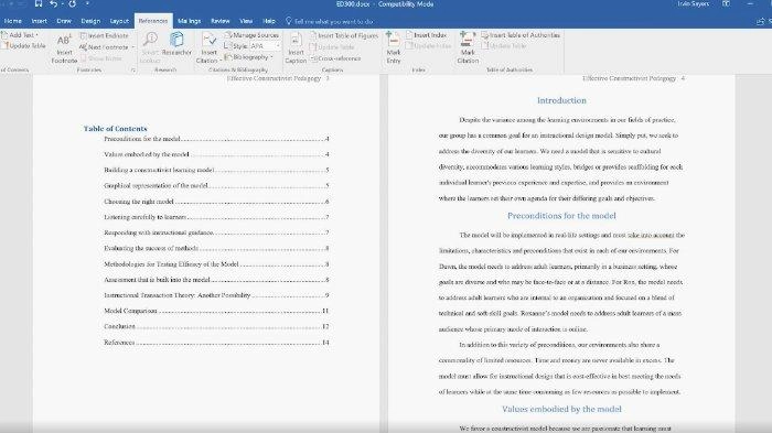 Cara Mudah Membuat Daftar Isi Otomatis di Microsoft Word