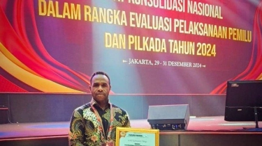 Ketua KPU Nduga Sampaikan Rasa Syukur Pilkada Berlangsung Damai, Raih Penghargaan