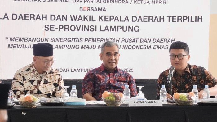 Ahmad Muzani Ingatkan Kepala Daerah Terpilih Gerindra di Lampung Tidak Lakukan Korupsi