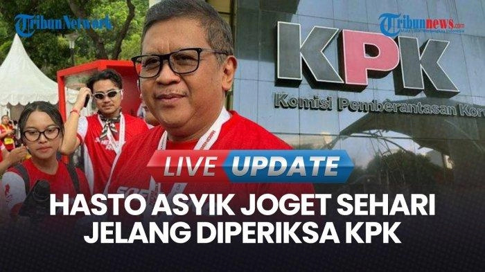VIDEO Momen Hasto Asyik Joget di Acara Ultah PDIP, Sehari Jelang Diperiksa KPK