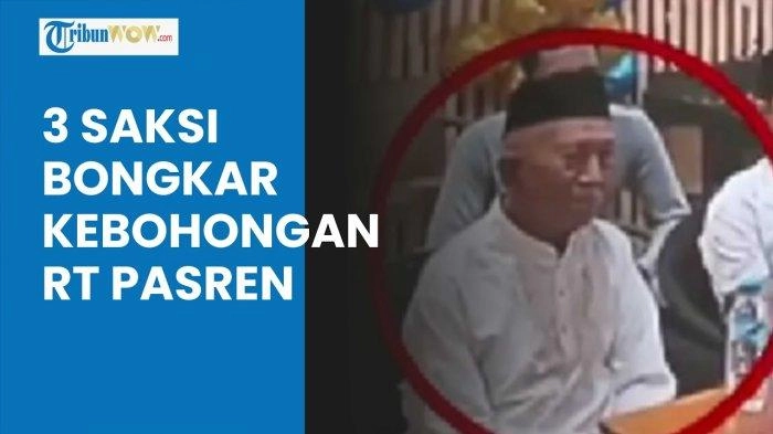 Video Pengakuan 3 Saksi Baru Kasus Vina, Kompak Bongkar Kebohongan Ketua RT Pasren