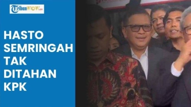 Video Tak Ditahan KPK, Hasto Semringah hingga Dipeluk Simpatisan seusai Diperiksa, Teriak 'Merdeka'