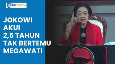 Video Jokowi Akui Sudah 2,5 Tahun Tak Bertemu Megawati, Bantah Jadi Perusak Hubungan Prabowo-Mega